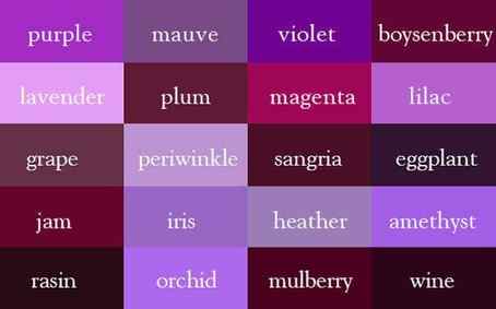 Varieties of Purple