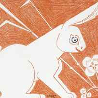 Rabbit by Grant Wood