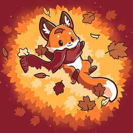 Autumn Fox. Funny, cute & nerdy shirts. Cute fox drawing, Cute cartoon drawings, Cute animal drawings, Black Cartoon Fox HD phone wallpaper