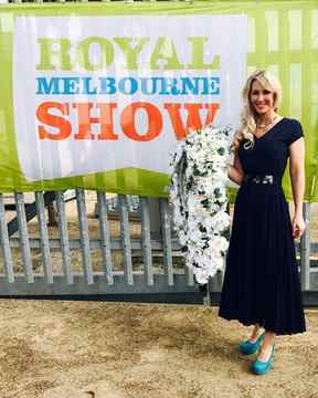 Phillipa Harcourt Royal Melbourne Show HM Grande Flora & Horse Garlands