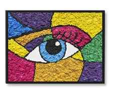 Rainbow Eye With Recycled Paper