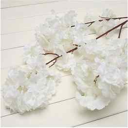 108cm White Sakura (Cherry Blossom) Branch