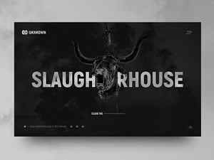 Double Unknown dark dark interface dark web horror interactive news web skull web slaugherhouse unknown web design website