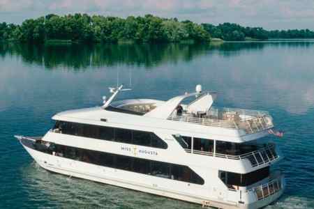 Miss Augusta is a luxury yacht that offers public cruises and private charters through Missouri wine country.