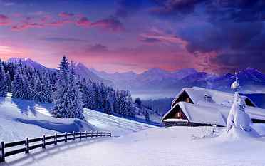 ice, landscape, nature, snow, winter HD wallpaper