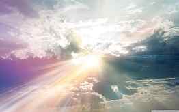 Sun Rays Through The Clouds Colorful Ultra Backgrounds, ray of sun HD wallpaper