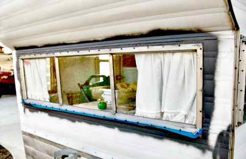 How to Paint a Vintage Trailer for Under $60