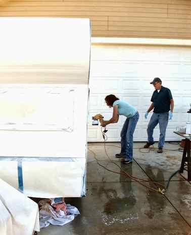 How to Paint a Vintage Trailer for Under $60