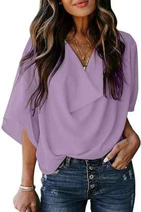 Dokotoo chiffon blouse | 40plusstyle.com