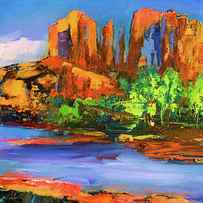 Cathedral Rock Afternoon - Sedona by Elise Palmigiani