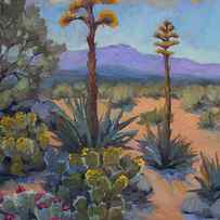 Desert Century Plants by Diane McClary