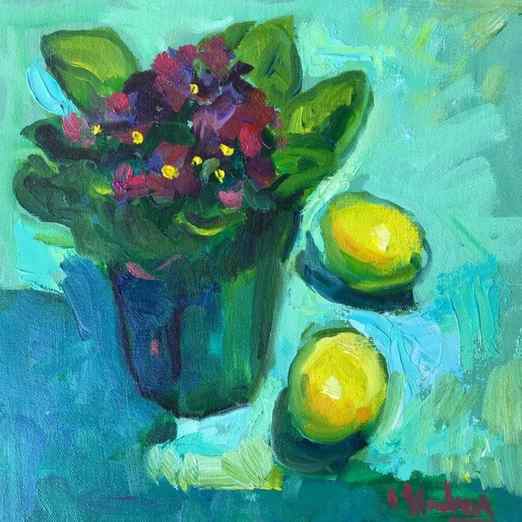 Still life - painting flowers - OutdoorPainter.com