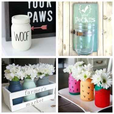 20 Mason Jar Craft Projects You Have to Try- If you want a fun and frugal way to update your home