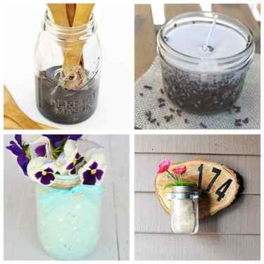 20 Ways to Use Mason Jars in Decor- If you want a fun and frugal way to update your home