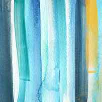 Summer Surf- Abstract Painting by Linda Woods