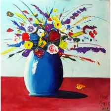 mont marte art - abstract flower explosion