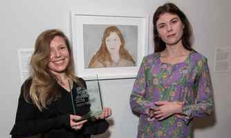 Clara Drummond, left, and Kirsty Buchanan, with Girl in a Liberty Dress.