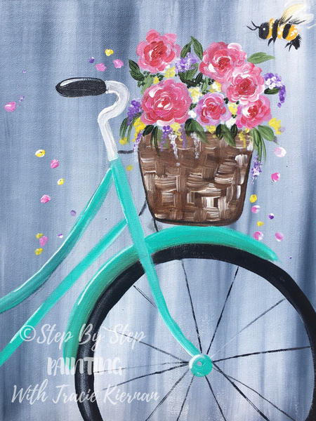 Spring Bicycle Painting