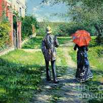 Chemin Montant by Gustave Caillebotte