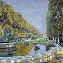 The Luxembourg Gardens - Paris by Alice Maud Fanner