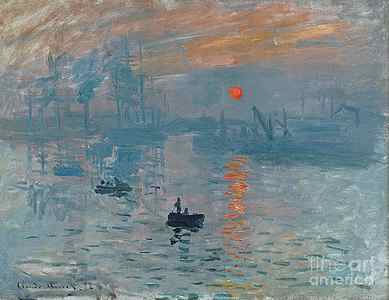 Wall Art - Painting - Impression Sunrise by Claude Monet