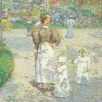 Spring in Central Park by Childe Hassam