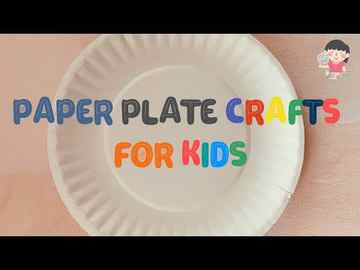 SPRING CRAFTS FOR KIDS PAPER PLATE CRAFT IDEAS for KIDS DIY PAPER PLATE FLOWER