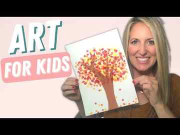 Easy Art Projects for Kids Fall Painting