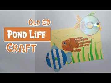 Pond Fish Art Projects for Preschool Crafts for Kids Old Cd Craft