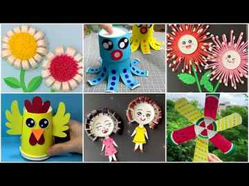 Paper Cup Art amp Craft Project For All Ages Kids Craft Ideas DIY Home Decoration