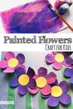 flower craft preschool