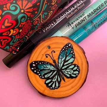 butterfly painting ideas-butterfly painting easy-butterfly wood painting-painted wood butterfly