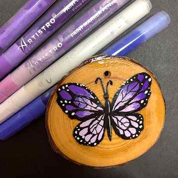 butterfly painting ideas-butterfly painting easy-butterfly wood painting-painted wood butterfly