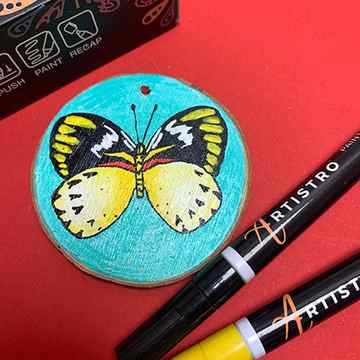 butterfly painting ideas-butterfly painting easy-butterfly wood painting-painted wood butterfly