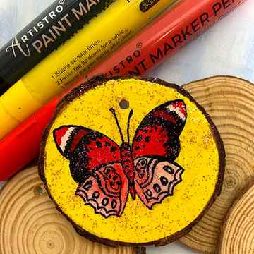 butterfly painting ideas-butterfly painting easy-butterfly wood painting-painted wood butterfly