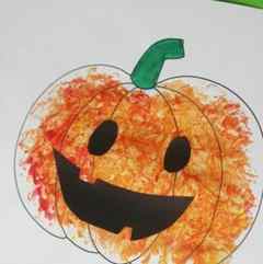 FOIL PAINTED PUMPKIN CRAFT FOR KIDS EASY