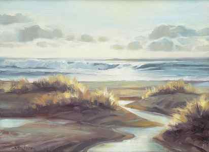 Wall Art - Painting - Low Tide by Steve Henderson