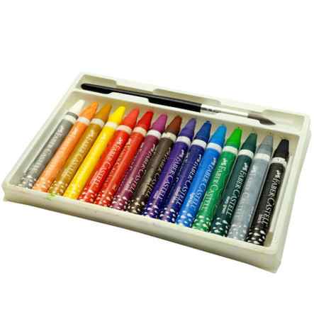 WATERCOLOR CRAYONS AND BRUSH SET