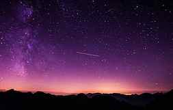 Purple Night Sky , purple, sky, night, nature, HD wallpaper