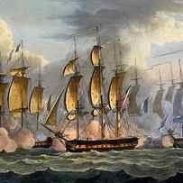 The Capture Of La Raison by Thomas Whitcombe