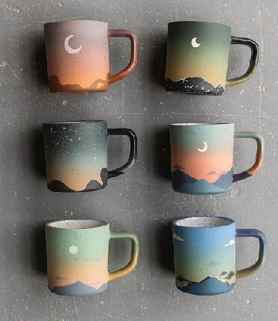 hand painted mug painting ideas