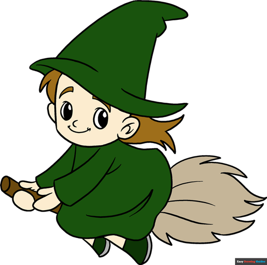 How to draw a witch Featured image