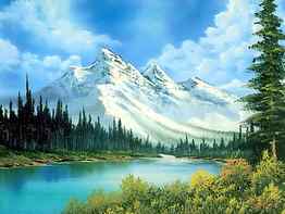 Landscape color drawing, scenery drawing HD wallpaper