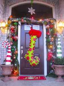 Grinch Christmas Door Decorations