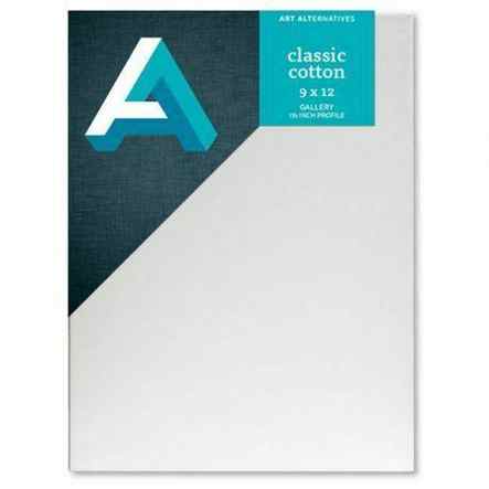 Art Alternatives AA Classic Cotton Stretched Canvas - Gallery - 1-3/8 Profile - 9 x 12