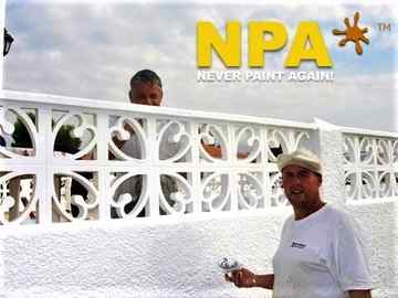 Never Paint Again painting and wall coating contractors