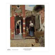 Main image of The Courtyard of a House in Delft Poster.