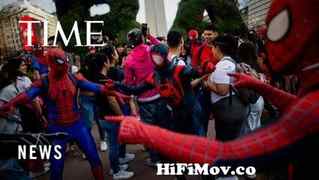 View Full Screen: argentina attempts to break record for most people dressed as spider man.jpg