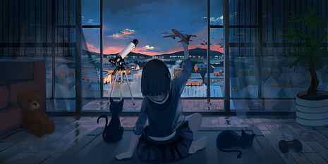 black-haired woman anime character illustration, anime girls HD wallpaper
