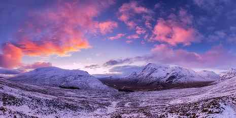 snow mountain landscape, scotland, scotland, View, West Highlands HD wallpaper